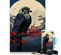 Rompecabezas Animal Japan Vibes 1000 Juego de concentración Mental Corte de precisión Bordes Suaves Juego de construcción de Conexiones significativas (38x26cm)