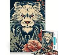 Rompecabezas Animal Japan Vibes,1000 Piezas,Juego Divertido sin Rebabas,Piezas de Corte Limpio,portátil,Ideal para Viajar (38x52cm)