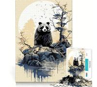 Rompecabezas Animal Japan Vibes,1000 Piezas,Juego Divertido sin Rebabas,Piezas de Corte Limpio,portátil,Ideal para Viajar (38x26cm)