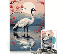 Rompecabezas Animal Japan Vibes 1000 Piezas Recall Fun Play Piezas sin Rebabas de Corte Limpio Portátil Ideal para Viajes Juego Divertido (50x75cm)