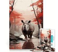 Rompecabezas Animal Japan Vibes 1000 Think Boost Game Tight Lock No Loose Pieces Interactive Brain Challenge para el hogar (38x52cm)