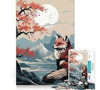 Rompecabezas Animal Japan Vibes de 1000 Piezas Desarrolla la Memoria y la Capacidad de Recordar Divertido Rompecabezas de Calidad Profesional Regalo Ideal para estimular la Mente (50x75cm)