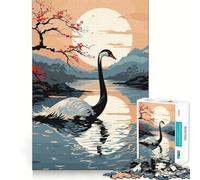 Rompecabezas Animal Japan Vibes de 1000 Piezas Diversión para ejercitar la Mente Componentes Resistentes y de Corte Limpio Un Entretenimiento cautivador para Disfrutar en casa (38x26cm)