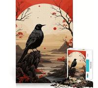 Rompecabezas Animal Japan Vibes de 1000 Piezas Diversión para ejercitar la Mente Componentes Resistentes y de Corte Limpio Un Entretenimiento cautivador para Disfrutar en casa (38x26cm)
