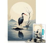 Rompecabezas Animal Japan Vibes de 1000 Piezas Ideal para Aumentar la concentración Divertido Cortado con láser para un Ajuste Actividad para Compartir con Tus Seres Queridos (50x75cm)