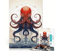 Rompecabezas Animal Japan Vibes de 1000 Piezas Juego de concentración Mental Corte de precisión Bordes Lisos Actividad Absorbente para Noches tranquilas (38x52cm)