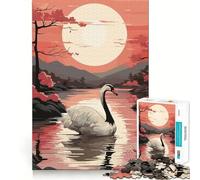 Rompecabezas Animal Japan Vibes de 1000 Piezas para Adolescentes,Juego de concentración Mental,Corte de precisión,Bordes Suaves,Ideal para Rellenar Calcetines navideños (38x26cm)