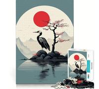 Rompecabezas Animal Japan Vibes para Adolescentes,1000 Piezas,Juego de Memoria Mental,Cierre Seguro,sin Piezas Sueltas,Ideal para Viajar, (50x75cm)