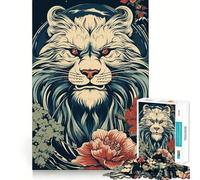 Rompecabezas Animal Japan Vibes para Adultos,1000 Piezas,Entrenamiento Mental,Piezas sin Rebabas,Corte Limpio,Actividad para Compartir en Familia (50x75cm)