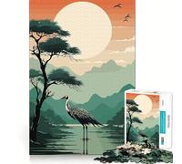 Rompecabezas Animal Japan Vibes para Adultos,1000 Piezas,Juego para ejercitar la Mente,Corte de precisión,Bordes Suaves,desafío Divertido para Pasar el Tiempo (38x52cm)