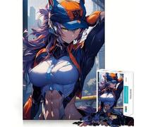 Rompecabezas Anime City Girl de 1000 Piezas Entrenamiento Mental Diversión Garantizada Componentes Resistentes y de Corte Limpio Un Entretenimiento cautivador para Disfrutar en casa (50x75cm)