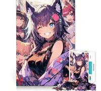 Rompecabezas Anime City Party 1000 Think Boost Game Tight Lock No Loose Pieces Interactive Brain Challenge para el hogar (38x26cm)