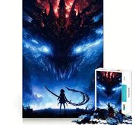 Rompecabezas Anime Demons Born 1000 Think Boost Game Tight Lock Sin Piezas Sueltas Desafío Interactivo para el Cerebro en Casa (38x26cm)