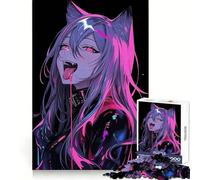 Rompecabezas Anime Girl Magical Japan de 1000 Piezas para Adultos Ejercicio cognitivo Entretenimiento Casual Sin Bordes ásperos Regalo Memorable (38x52cm)