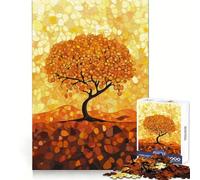 Rompecabezas Árbol de Otoño Si la Vida es un Rompecabezas para Adultos 1000 Piezas Pensamiento Crítico Escape Sereno Bordes Uniformes Regalo Festivo (38x52cm)
