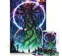 Rompecabezas Árbol del Infinito︰ Rise from The Rift de 1000 Piezas para Adolescentes Estimulación Cerebral Tiempo Libre Divertido Corte Premium Regalo Ideal (38x26cm)