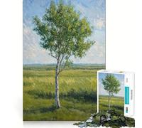 Rompecabezas Árbol Solitario para Adultos, 1000 Piezas, Diseño para Mejorar la Memoria, Aliviar el Estrés, Regalo Memorable (38x26cm)