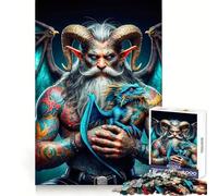 Rompecabezas Argus Giant Chronicles para Adolescentes, 1000 Piezas, Pure Logic Toy, Quiet Calm Clean Cut, decoración de Pared 50x75cm