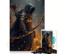 Rompecabezas Arquero No Muerto 1000 Juego de Recuerdo Mental Alta Precisión Manualidad Desafío Interactivo para el Cerebro en Casa (50x75cm)