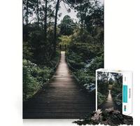 Rompecabezas Arroyo a través del Bosque de 1000 Piezas para Adultos Regalo Ideal para quienes Buscan un Juego de lógica preciso y entretenido Bordes limpios y un Bonito Detalle 50x75cm
