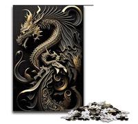 Rompecabezas Art Déco de 1000 Piezas para Adultos y niños de Flying Dragon de Madera 75 x 50 cm