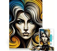 Rompecabezas Art Deco Fusion con diseño en Espiral para Adultos, 1000 Piezas Piensa en un Juguete Inteligente para el hogar Disfruta de un Corte preciso Decoración de Pared 38x52cm
