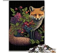 Rompecabezas Art Fox para Adolescentes, 1000 Piezas, Juguete Educativo, Divertidos Juegos Familiares, decoración única para el hogar (50x75cm)