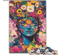 Rompecabezas Art Girl de 1000 Piezas para Adultos y Adolescentes Interacción Entre Padres e Hijos para Reducir el estrés (50x75cm)