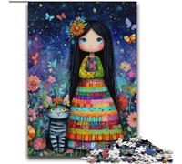 Rompecabezas Art Girl de 2000 Piezas para Adultos, Ideal para Regalar a Partir de 14 años Diversión Familiar Toda la Familia (70x100cm)