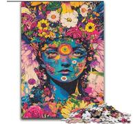 Rompecabezas Art Girl para Adolescentes, 1000 Piezas, para Pasar el rato en casa Cada Pieza es única Juego desafiante y Divertido para Toda la Familia (26x38cm)