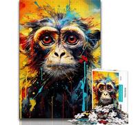 Rompecabezas Art Monkey para Adolescentes, 1000 Piezas Un Juego desafiante, Ideal para Regalar a Toda la Familia (50x75cm)