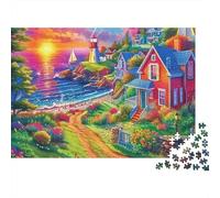 Rompecabezas Artístico 1000 Piezas Faro - Brain Teaser Creativo, Relax Y Concentración, Regalo Caja Elegante con Póster, 52x38cm/1000pcs