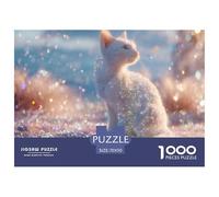 Rompecabezas Artístico 1000 Piezas Gato - Brain Teaser Creativo, Relax Y Concentración, Regalo Caja Elegante con Póster, 70x50cm/1000pcs