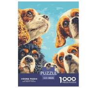 Rompecabezas Artístico 1000 Piezas Perro - Brain Teaser Creativo, Relax Y Concentración, Regalo Caja Elegante con Póster, Mascota Adorable, 38x26cm/1000pcs