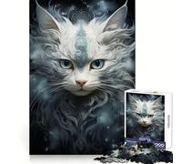 Rompecabezas artístico Animal Enigma de 1000 Piezas para Adolescentes Estimula la Mente y es un pasatiempo Relajante Encaje Firme (38x52cm)