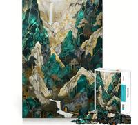 Rompecabezas artístico Camino a Shangri-La de 1000 Piezas para Adultos Juguete para ejercitar la Mente Tiempo de Ocio Diseño nítido Regalo increíble (38x26cm)