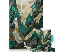 Rompecabezas artísticos Camino a Shangri-La de 1000 Piezas para Adolescentes Ideal para Relajarse y desconectar Corte Suave y Elegante (50x75cm)