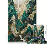 Rompecabezas artísticos Camino a Shangri-La de 1000 Piezas para Adolescentes Ideal para Relajarse y desconectar Corte Suave y Elegante (50x75cm)