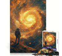 Rompecabezas Astronaunt Another Planet de 1000 Piezas Desarrolla tu Capacidad Mental Entretenimiento y Placer Cierre Seguro Regalo de cumpleaños (38x52cm)