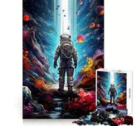 Rompecabezas Astronauta Cuántico de 1000 Piezas para Adultos Estimula la Memoria y la concentración Un Regalo Ideal (38x52cm)