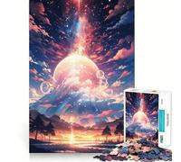 Rompecabezas Atardecer del Universo para Adolescentes, 1000 Piezas, Juguete Inteligente, Juego Relajante, Corte Suave, Regalo increíble 50x75cm