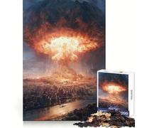 Rompecabezas Atomic Blast de 1000 Piezas para Adultos: práctica de razonamiento, Escape Consciente, Bordes Premium, Regalo navideño (38x26cm)