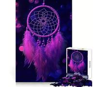 Rompecabezas Atrapasueños Morado para Adolescentes, 1000 Piezas, Juguete Intelectual, Diversión en Interiores, Corte de Calidad, Regalo Creativo (38x26cm)