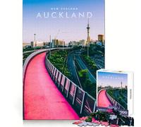 Rompecabezas Auckland Skyview de 1000 Piezas para Adolescentes: Desarrollo de Habilidades analíticas, Tiempo Libre y Momentos de relaxIdeal para Las Vacaciones (38x26cm)