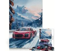 Rompecabezas Audi R Winter Drive de 1000 Piezas para adultosUn pasatiempo Relajante y entretenidoRegalo Ideal para cumpleaños (50x75cm)
