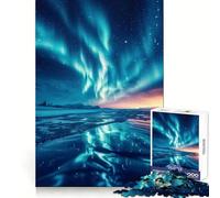 Rompecabezas Aurora Night Sky de 1000 Piezas para adultosIdeal para ejercitar la Memoria, Relajarse y desconectarCierre seguroEl Mejor Regalo (38x26cm)