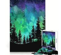 Rompecabezas Aurora Sky para Adolescentes, 1000 Piezas, estimulación Cerebral, Escape Relajante, Corte Premium, Regalo navideño (38x52cm)