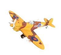 Rompecabezas Avión Modelo Ensamblable Avión Arte Manual Educativo Material Didáctico Adecuado para Colección Y Decoración en Hogar Oficina, Amarillo