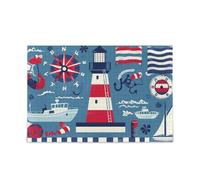 Rompecabezas azul con diseño de barco oceánico para personas mayores, juegos familiares, juegos de cerebro duro, los mejores regalos para tu familia, rompecabezas para adultos, 500 piezas