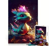 Rompecabezas Baby Space Dragon para Adultos, 1000 Piezas, para ejercitar la Mente, Relajante y fácil de Usar, con Bordes precisosUn Regalo Original (50x75cm)